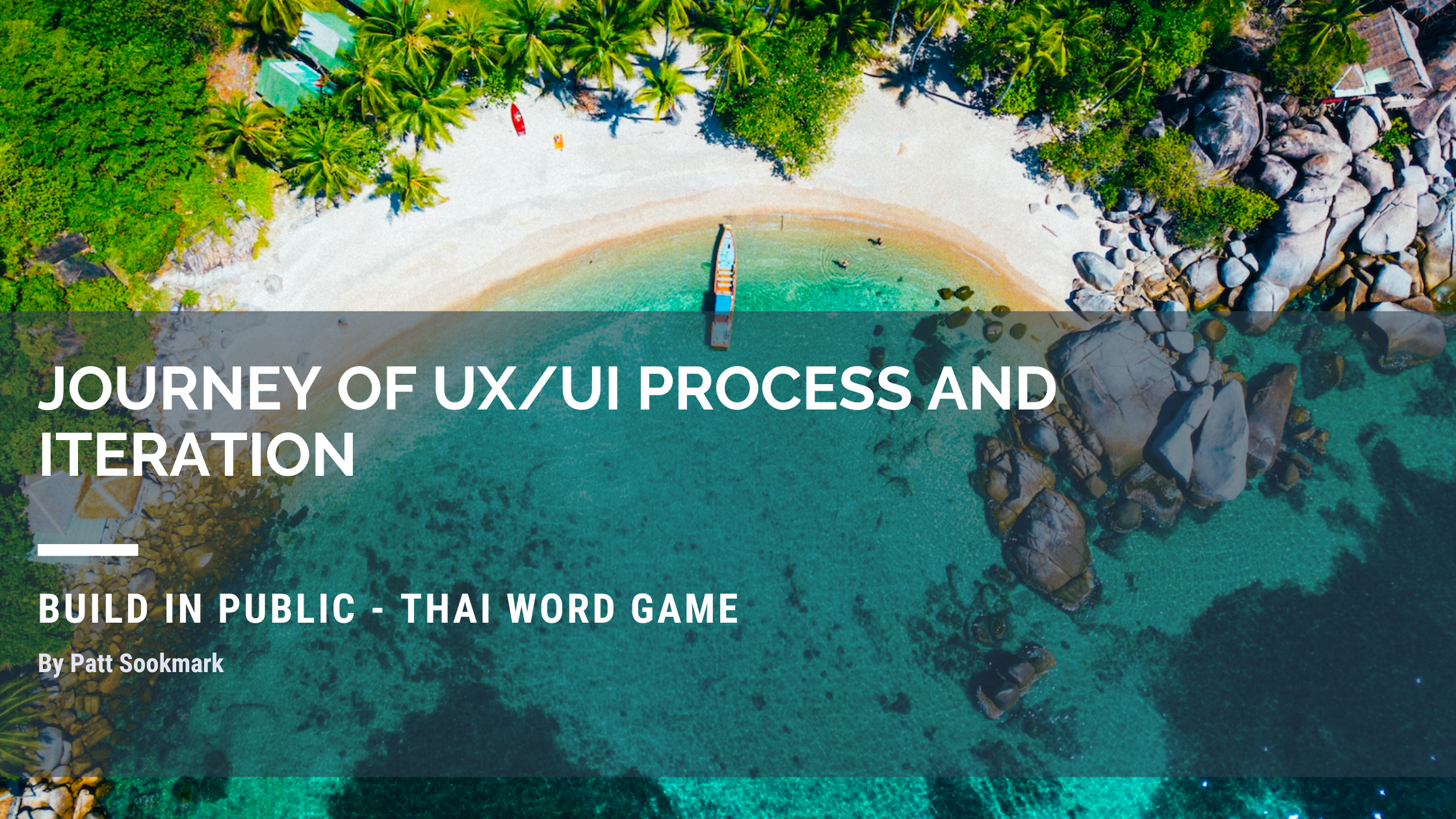 Journey into UX/UI process of Building a Thai Word Game